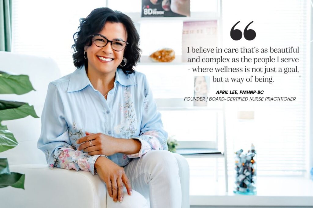 APRIL LEE FOUNDER BOARD CERTIFIED NURSE PRACTITIONER