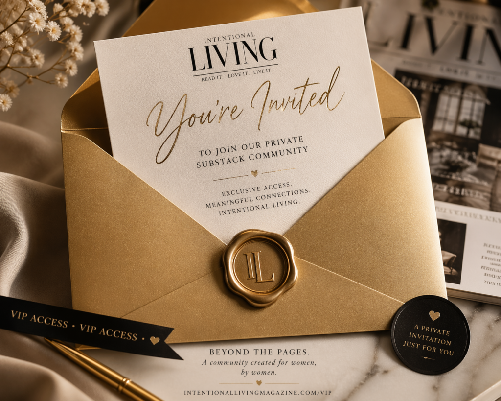 Intentional Living Magazine Substack Community Invite